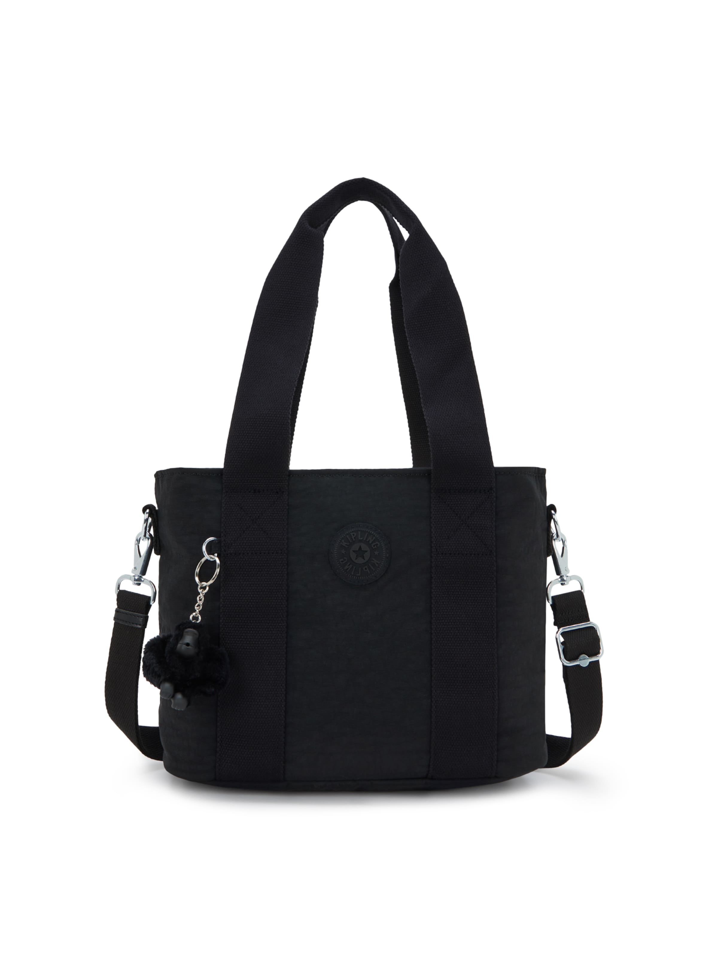 KIPLING Дамска чанта 'Minta M Up' в черно: отпред