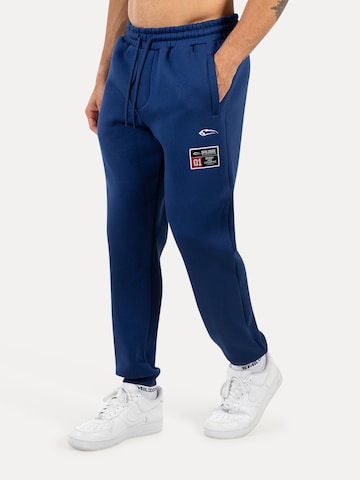Smilodox Tapered Trousers in Blue