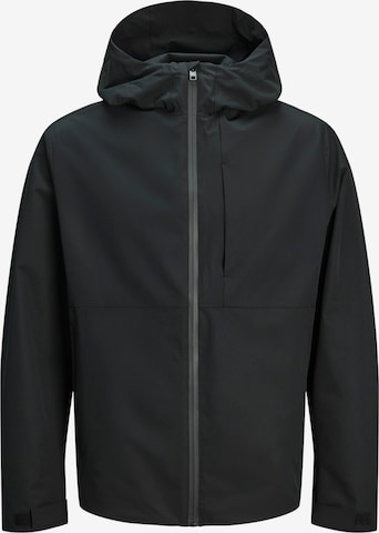 juoda JACK & JONES Demisezoninė striukė: priekis