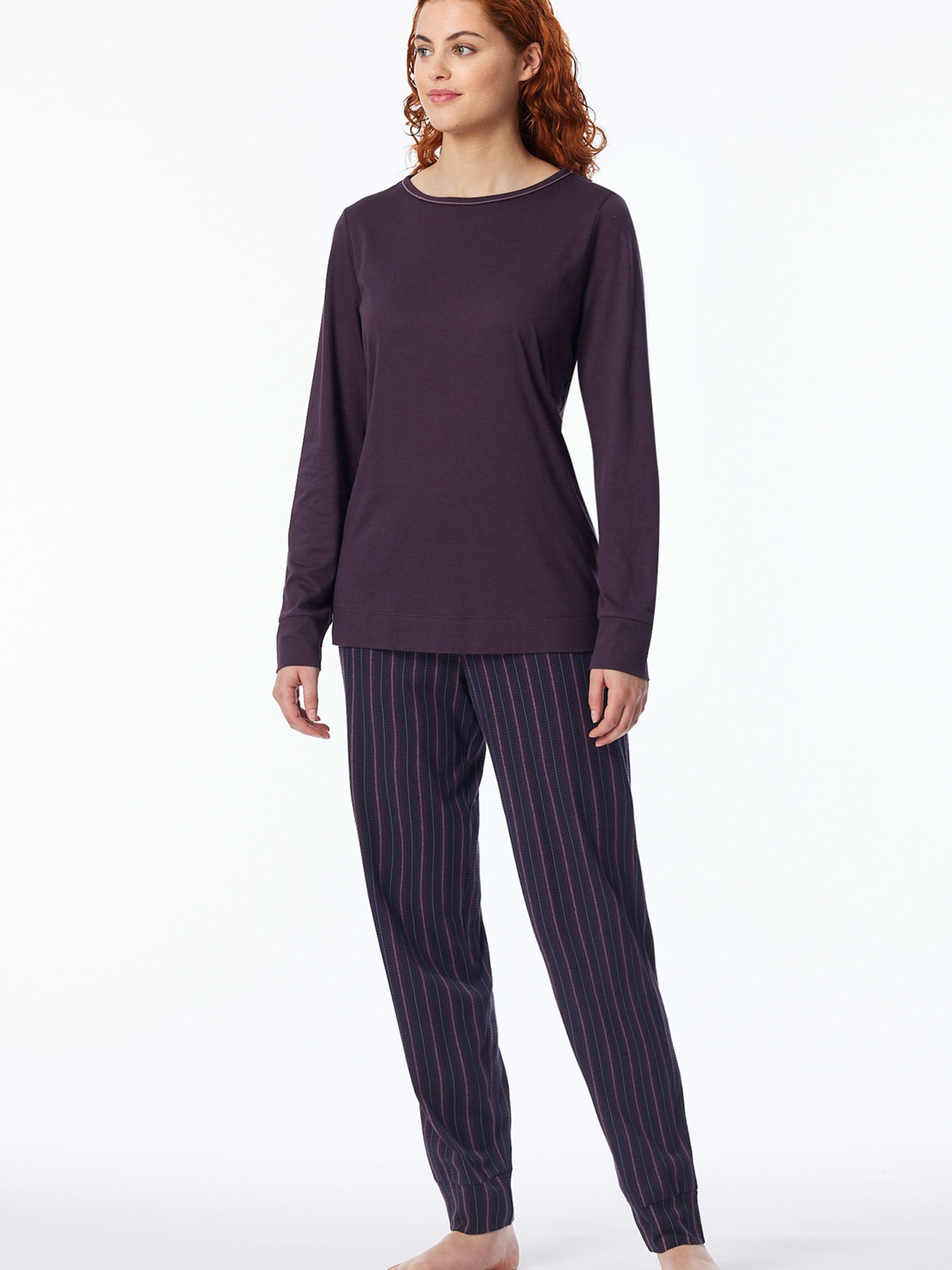 SCHIESSER Pyjama ' Comfort Nightwear ' in Lila: Vorderseite