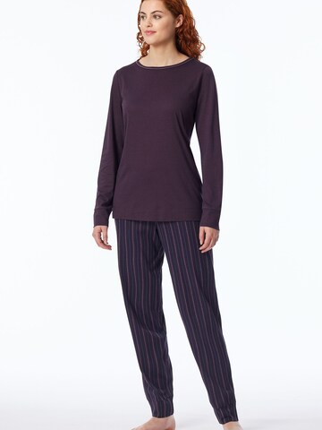 SCHIESSER Pajama in Purple