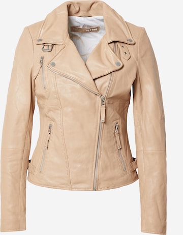 Veste mi-saison FREAKY NATION en beige : devant