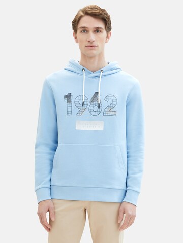 TOM TAILOR Sweatshirt in Blauw: voorkant