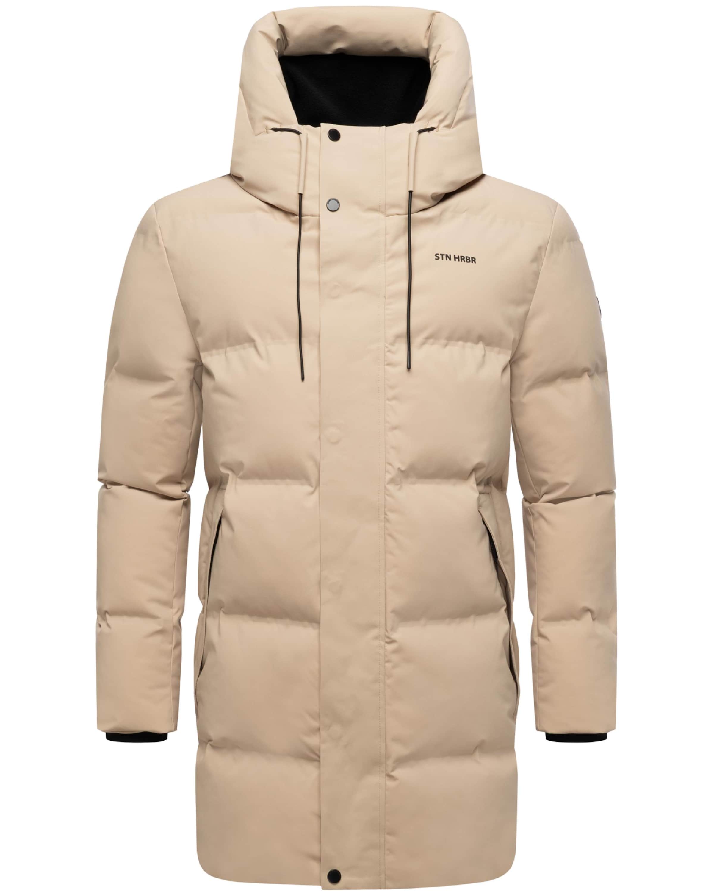 STONE HARBOUR Zimní kabát 'Darianoo XX' – béžová: přední strana