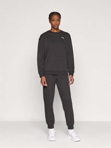 PUMA Trainingsanzug in Schwarz: Vorderseite