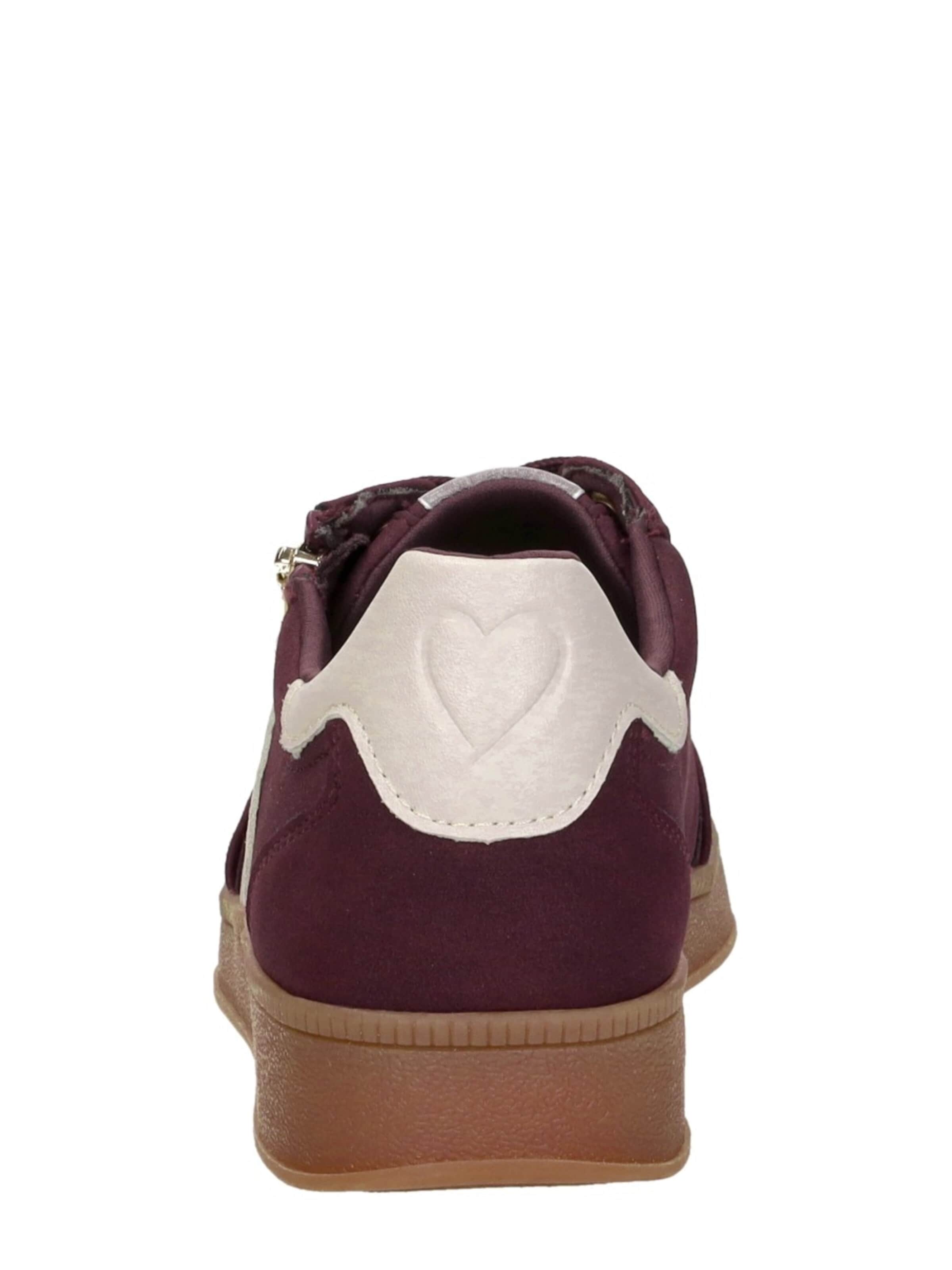 MARCO TOZZI Sneakers laag 'Sneakers Laag' in Rood