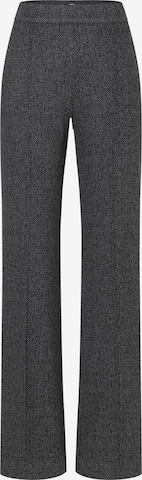 MAC Regular Pleated Pants in Grey: front