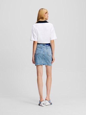 KARL LAGERFELD JEANS - Falda en azul