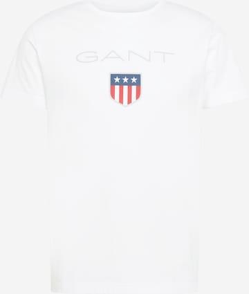 GANT Tričko – bílá: přední strana