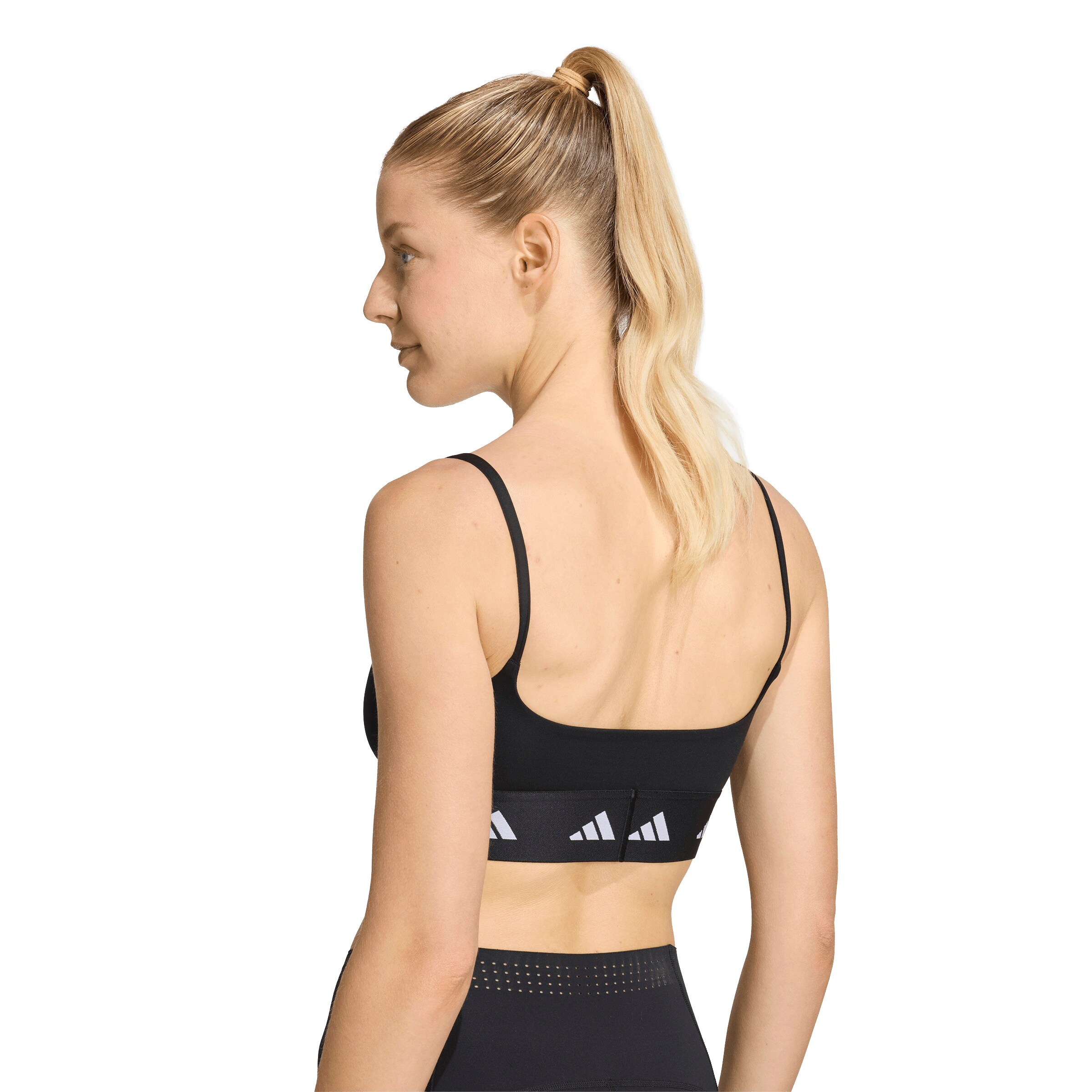 ADIDAS PERFORMANCE Μπουστάκι Αθλητικό σουτιέν σε μαύρο