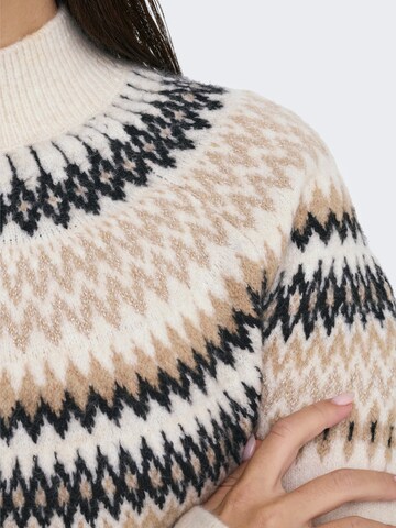 ONLY Pullover 'ONLAmelia' in Beige