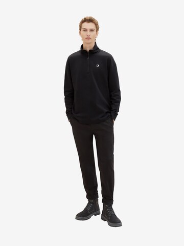 TOM TAILOR DENIM Regular Chino Pants in Black