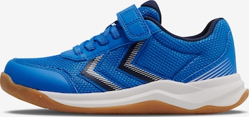 Baskets Hummel en bleu : devant