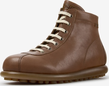 CAMPER - Botas com atacadores ' Pelotas Ariel ' em castanho: frente