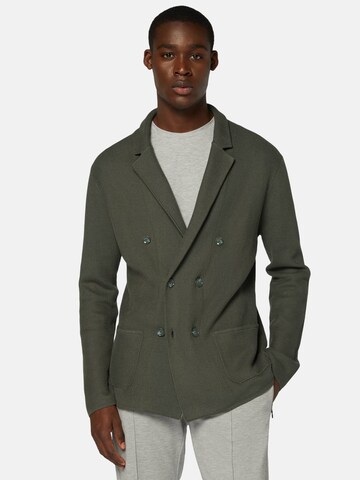 Coupe regular Veste de costume Boggi Milano en vert : devant