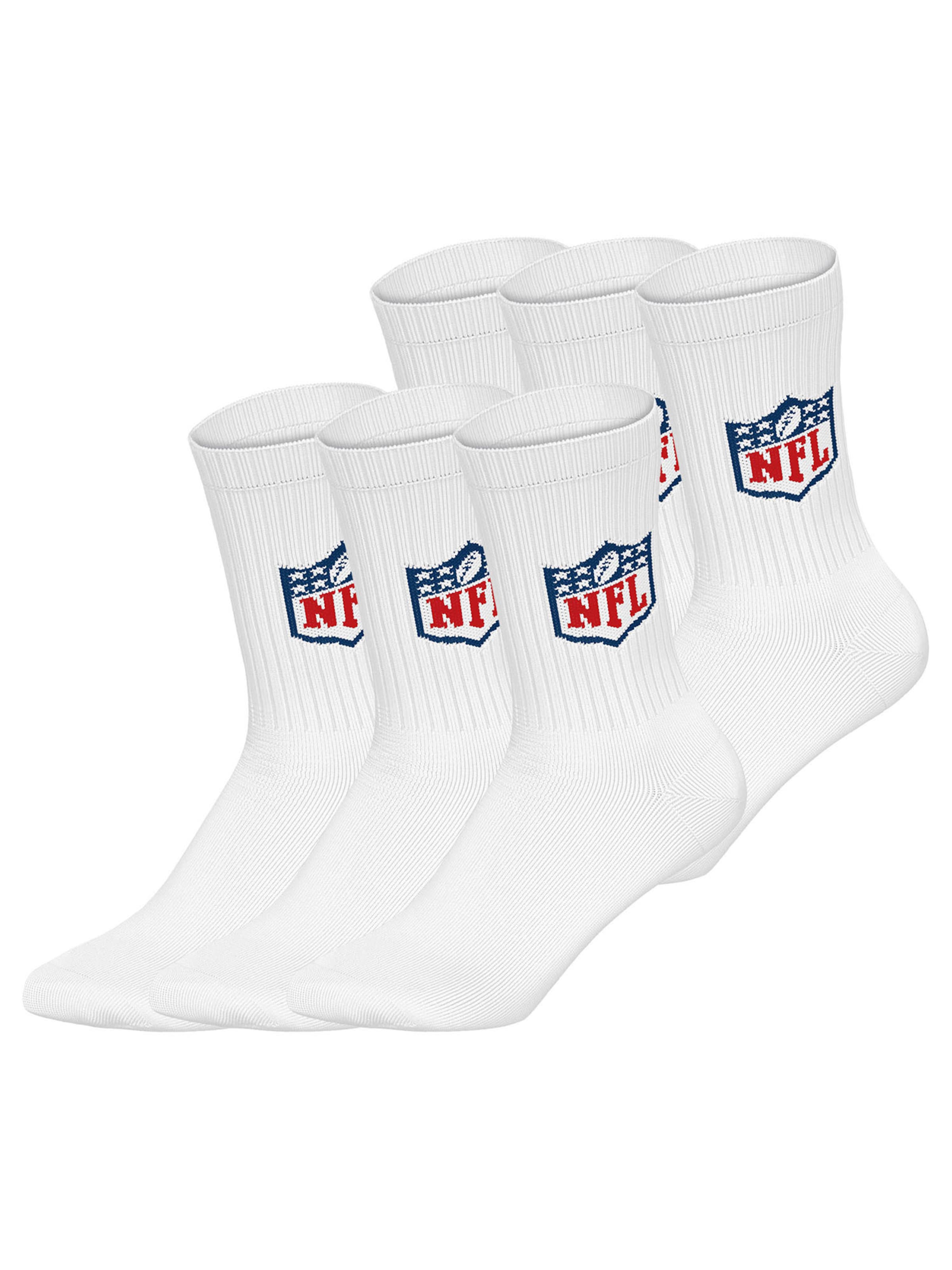 Huddle Socks ' NFL Shield Crew ' in White: front