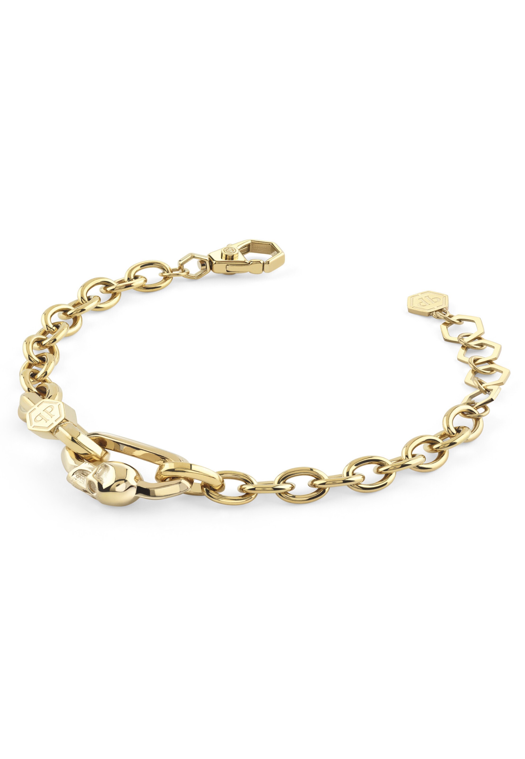 Braccialetto 'PLEIN EDGE' di Philipp Plein Jewellery in oro: frontale