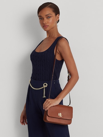 Sac bandoulière 'SOPHEE' Lauren Ralph Lauren en marron