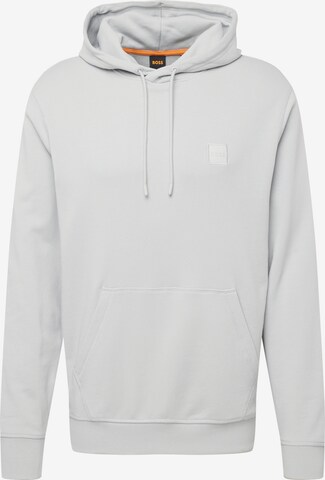 BOSS Sweatshirt 'Wetalk' i grå: framsida