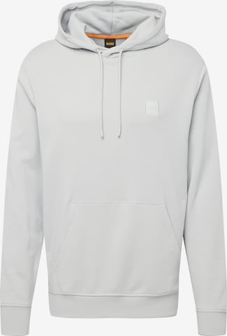 BOSS Orange Sweatshirt 'Wetalk' in Grau: predná strana