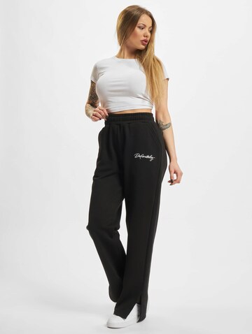 DEF Wide leg Broek in Zwart