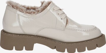 CAPRICE Sportlicher Schnürschuh in Beige