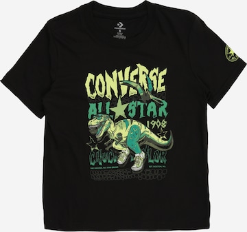 CONVERSE Paita 'DINOS' värissä musta: etupuoli