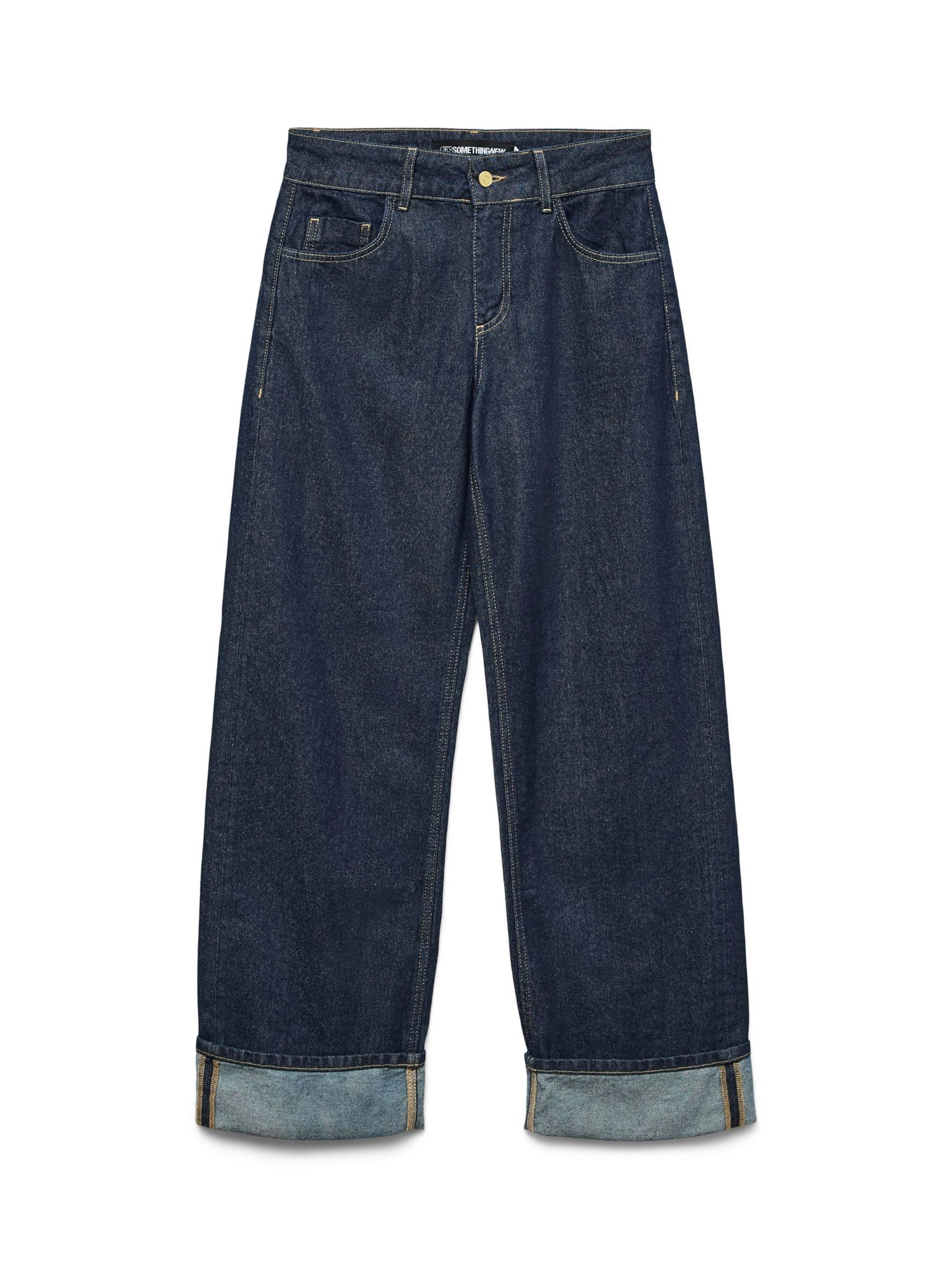 SOMETHINGNEW Baggy Jeans 'Rancy' in Blue: front