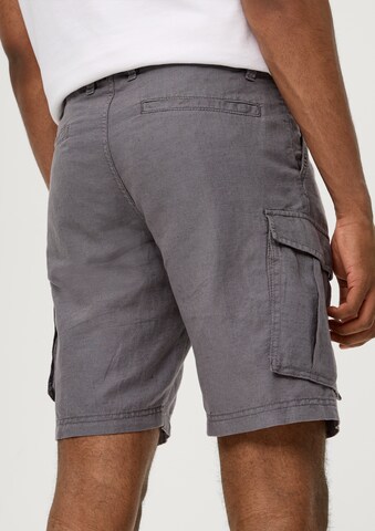 Regular Pantalon cargo QS en gris