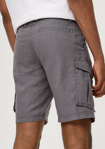 Regular Pantalon cargo QS en gris