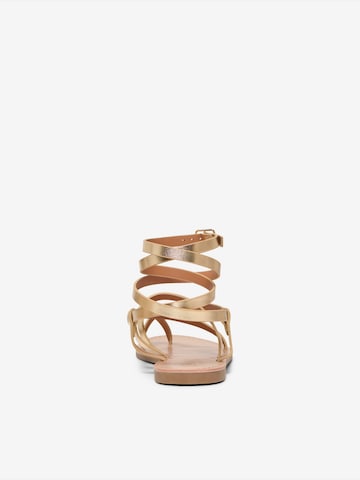ONLY - Sandalias con hebilla 'ONLMINO-1' en oro