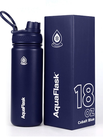AquaFlask Láhev na vodu 'AquaFlask Termoláhev REGULAR 532 ml' – modrá