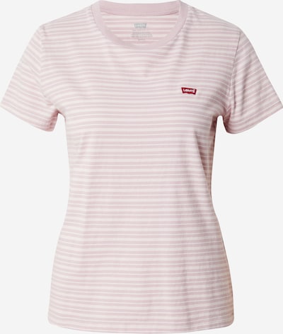 LEVI'S ® Majica 'Perfect Tee' u prljavo roza / trešnja crvena / bijela / prljavo bijela, Pregled proizvoda