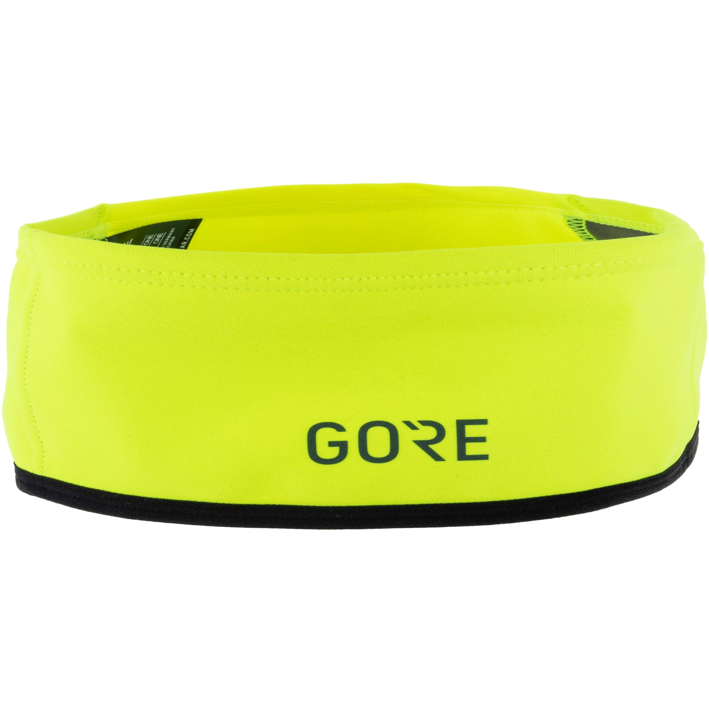 GORE WEAR Athletic Headband 'GWS' in Yellow: front