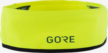 GORE WEAR Athletic Headband 'GWS' in Yellow: front
