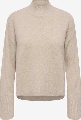 JDY Sweater 'JDYSabrina' in Beige: front