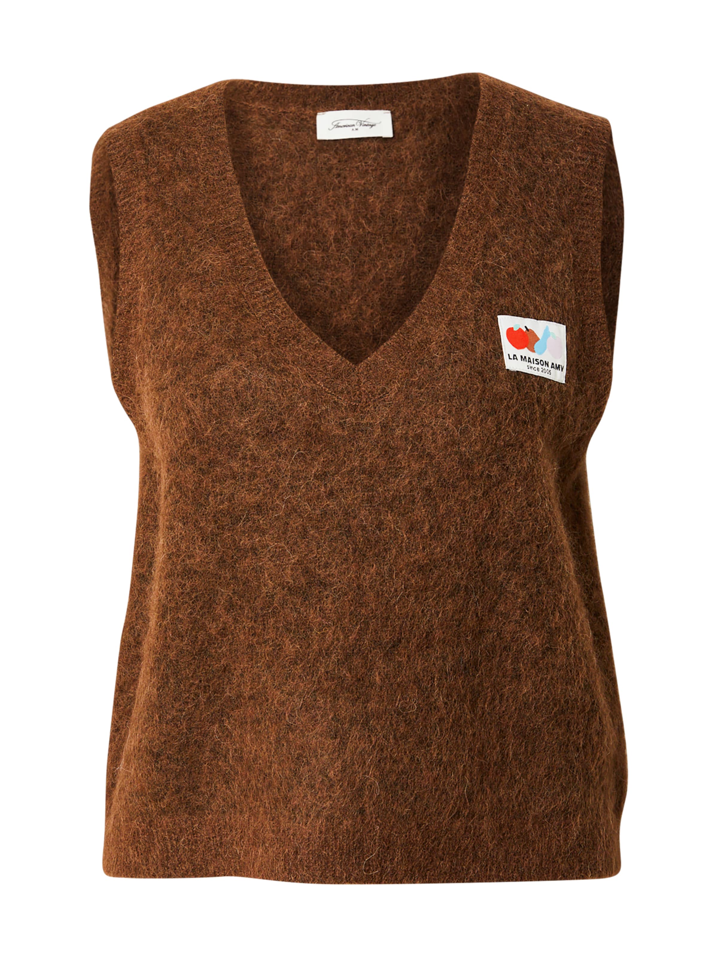 AMERICAN VINTAGE - Jersey 'NENYBAY' en marrón: frente