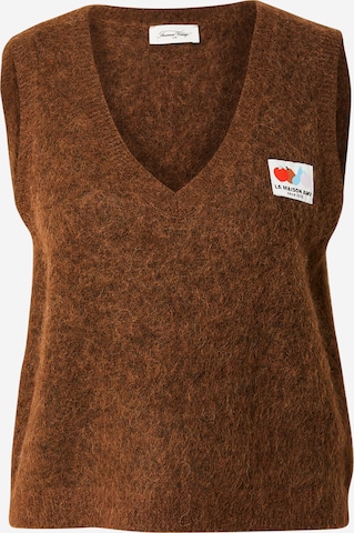 Pull-over 'NENYBAY' AMERICAN VINTAGE en marron : devant