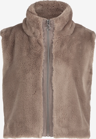 Gilet Betty Barclay en marron : devant