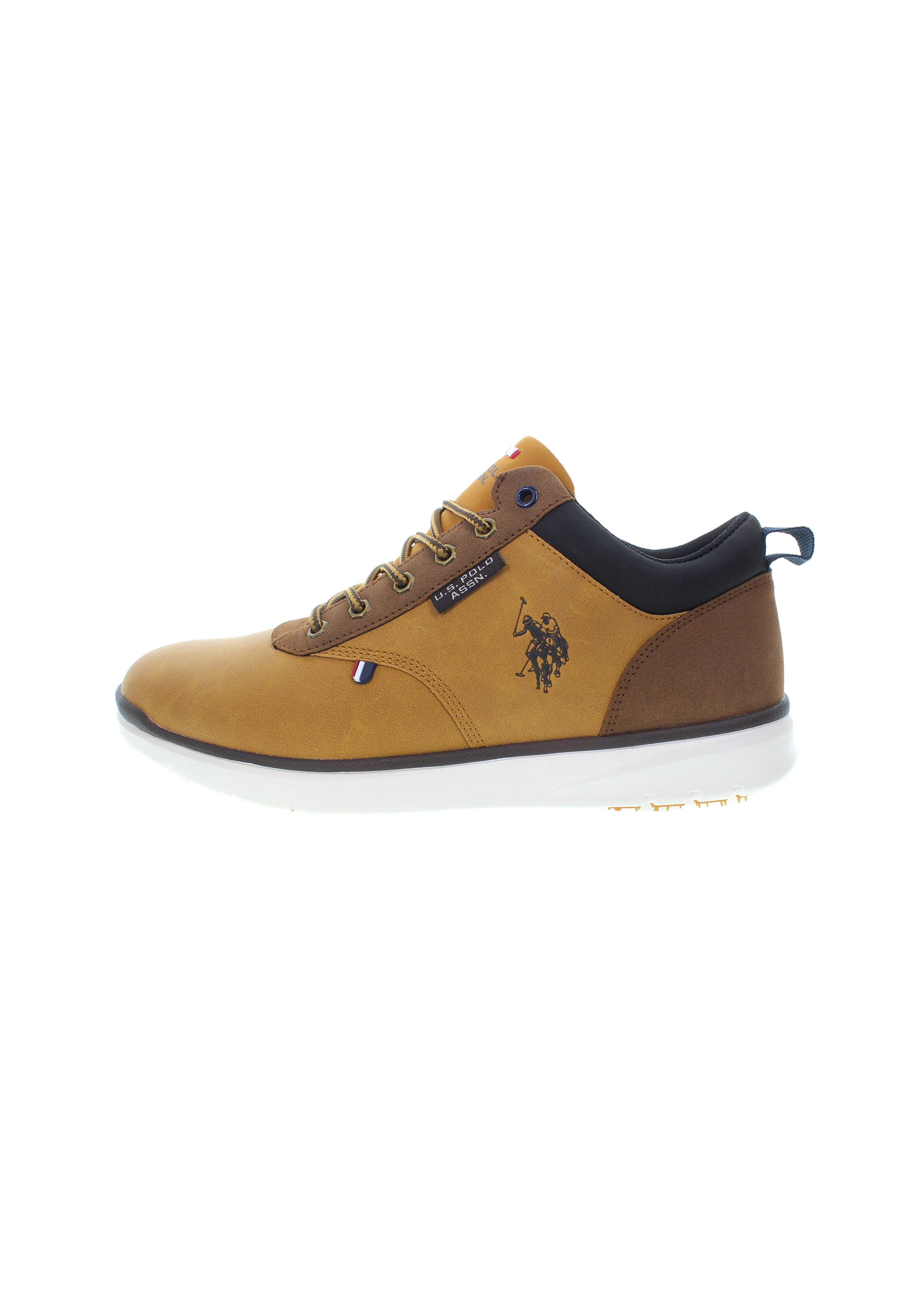 Baskets basses 'YGOR009MDYT1' U.S. POLO ASSN. en marron : devant