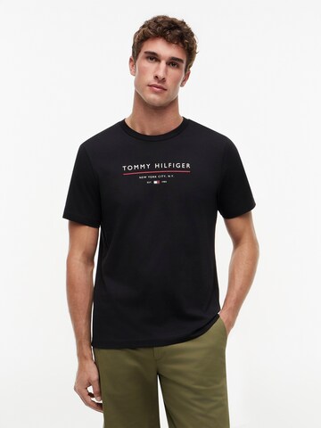 TOMMY HILFIGER - Camisa em preto: frente