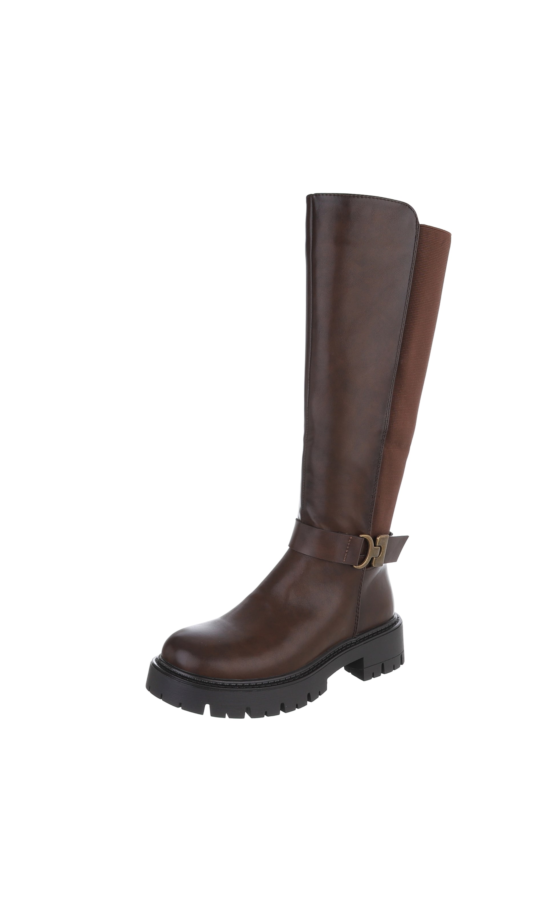Ital-Design Boots in Brown: front