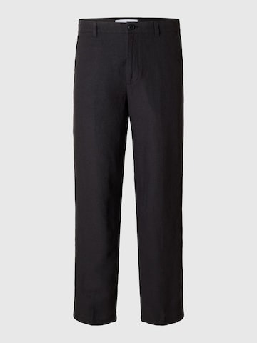 SELECTED HOMME regular Bukser i sort: forside