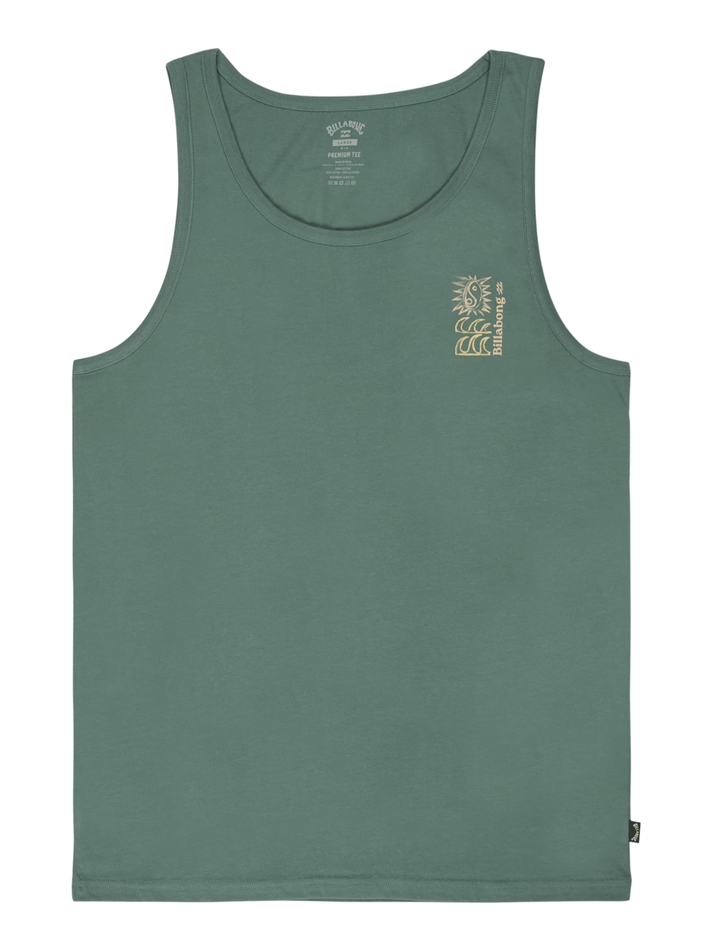 BILLABONG Тениска 'Feeling' в зелено: отпред