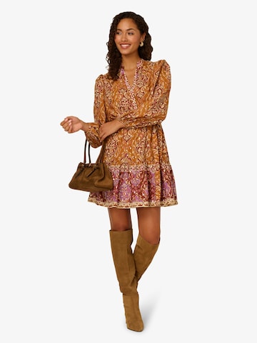 Adrianna Papell Blousejurk in Bruin