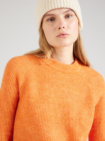 PIECES Pullover 'ELLEN' in Orange
