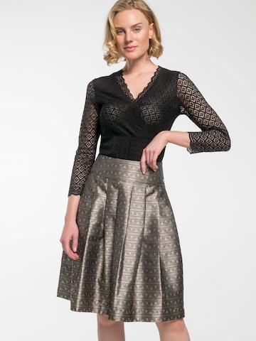SPIETH & WENSKY Traditional skirt 'Ebby' in Brown
