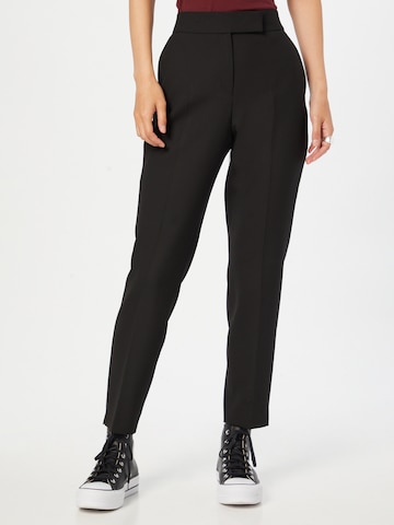 s.Oliver BLACK LABEL Pleated Pants 'Sue' in Black: front