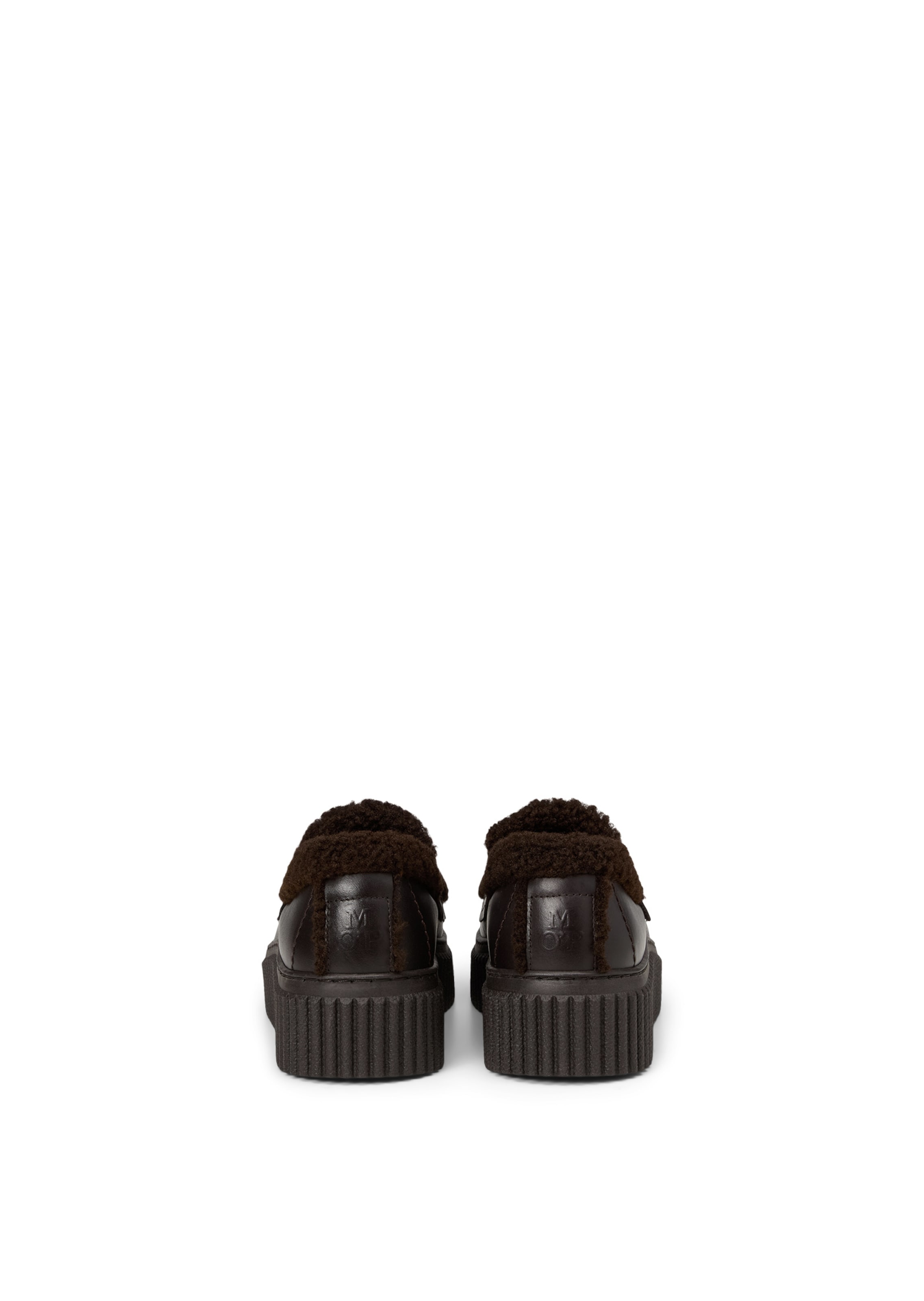 Marc O'Polo Slipper 'Bianca' in Braun: Rückseite