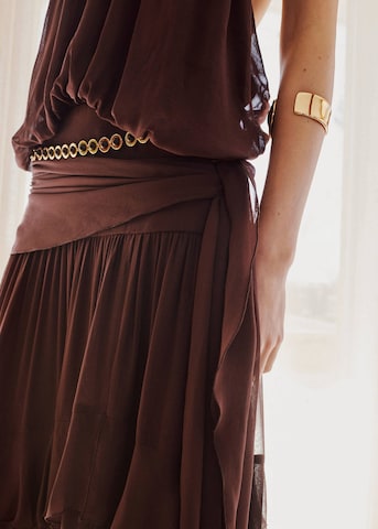 MANGO Kleid 'Glacier' in Braun